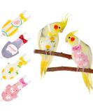 Namvo 4 Pieces Bird Diapers Flight Suite Liners Washable Reusable Protective Parrot Nappy Clothes with Waterproof Inner Layer Cute Urine Wet Suit for Parrot Macaw Budgies Parakeet L Size - Buy Online on SooperMarket.com