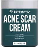 TreeActiv Acne Scar Cream - Effective Treatment for Face & Body Scars Stretch Marks 500+ Uses - All Skin Types - Buy Online on SooperMarket.com