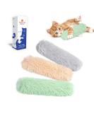 Cat Toys Cat Pillows, 3 Pack Soft and Durable Crinkle Sound Catnip Toys, Interactive Cat Kicker Toys for Indoor Cats, Promotes Kitten Exercise - Buy Online on SooperMarket.com