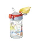 Nuby Super Straw Water Bottle - No Spill Active Toddler Sippy Cup | 360ml / 12oz | Carry Handle | Dishwasher Safe | Suitable Beaker for 12-18 Months Plus (Sunshine) - Buy Online on SooperMarket.com