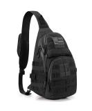 G4Free Tactical EDC Sling Backpack Military Rover Shoulder Sling Bag Pack with Pistol Holster for Concealed Carry Black - Buy Online on SooperMarket.com