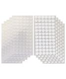 Vkey 700pcs (350pairs) 1.5cm Diameter Transparent Sticky Back Thin Clear Dots with Adhesive Hook & Loop Coins Tapes - Buy Online on SooperMarket.com
