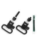 Uncle Mike's 1-Inch Loop Fore End Band Style Sling Swivels - Black - Buy Online on SooperMarket.com