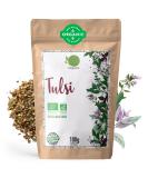 ORIGEENS ORGANIC TULSI TEA 100g | DRIED HOLY BASIL LEAVES | Loose leaf holy basil tea theine-free Anti-stress herbal tea - Buy Online on SooperMarket.com