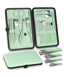 Jupeli Nail Set - Professional Pedicure & Manicure Kit for Men | Stainless Steel Nail Clippers & Grooming Tools - Perfect Valentine s Day & Christmas Gift (Green) - Buy Online on SooperMarket.com