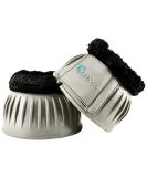 Shires ARMA Fleece Topped Over Reach Boots-Grey-Full - Buy Online on SooperMarket.com