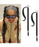 REECHO DIY Braid Ponytail Extension 2 Pack Long Straight Wrap Around Ponytail Hair Extensions Natural Soft Synthetic Hairpieces for Women - Black 140g 26Inch-140g(Pack of 2) Black - Buy Online on SooperMarket.com