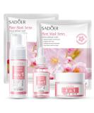 4 in 1 Face Care Kit for Women | Anti-Aging Skin Care Set | Reduce Wrinkles with Hyaluronic Acid Niacinamide Vitamin C & E | Perfect Gift for Daily Skin Care Routine - Buy Online on SooperMarket.com