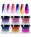 6 Box/Set Temperature Mood Changing Colors Fine Dipping Powder Dip Powder Color Collection Sun Orange/Yellow Rose Pink/White Glitter Green Blue Purple (W-3-1-2-8-10-17-10g/box) Dip-W1-W6-W8-W2-W11-W12-10g/box - Buy Online on SooperMarket.com