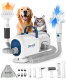 oneisall Dog Grooming Kit | Vacuum Blow Dryer & Clippers | 8 Tools for Shedding & Trimming | 7 Heat Levels | 2.5L Capacity - Buy Online on SooperMarket.com