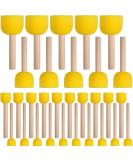 30 Pcs Round Sponges Brush Set  Round Sponge Brushes for Painting  Paint Sponges for Acrylic Painting  Painting Tools for Kids Arts and Crafts (4 Sizes) - Buy Online on SooperMarket.com