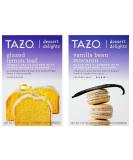 Tazo Dessert Inspired Flavored Tea 2 Flavor Variety Bundle, (1) each: Glazed Lemon Loaf and Vanilla Bean Macaron (15 Count) - Buy Online on SooperMarket.com