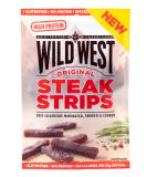 Wild West Beef Jerky Strips 60g - High Protein Original Flavor Snack - Dried Meat Treat - Buy Online on SooperMarket.com