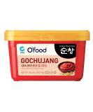 Chung Jung One Hot Pepper Paste Gold (Gochujang) 2.2lb - Medium Hot - No Corn Syrup - Korean Traditional Sunchang Brown Rice Red Pepper Paste - Gochujang 2.2 Pound - Buy Online on SooperMarket.com