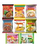 MAMA Thai Instant Noodles Ramen Vermicelli Assorted Flavours Tasting Bundle (12 Packs 6 Flavors) by Starry Mart - Buy Online on SooperMarket.com