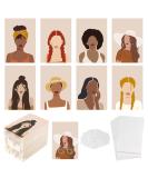 Whaline 640Pcs Earring Cards Set for DIY Jewelry Display - Self-Seal Bags & Ear Backs - 8 Lady Style Designs - 2.4 x 3.5 Inch Brown Earring Holder Cards - Buy Online on SooperMarket.com