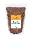Organic Brown Lentils 2kg by Manor Springs Organic - Buy Online on SooperMarket.com
