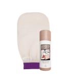 Feel Fine Turkish 100% Raw Cocoon Silk Exfoliating Glove - Purple | Body Scrub, Fake Tan Remover, Natural Glow | Bath Mitt for Men & Women - Buy Online on SooperMarket.com