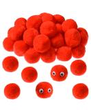 36 Pieces 2 Inch Red Pom Poms for DIY Crafts and Valentine's Day Decorations - Buy Online on SooperMarket.com