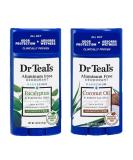Dr. Teals Deodorant Variety Gift Set (2 Pack 2.65oz Ea.) - Eucalyptus & Coconut Oil - Essential Oils Shea Butter & Magnesium Help Absorb Moisture & Keep Skin Clean & Healthy - Buy Online on SooperMarket.com
