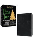 Herblov All Natural Pine Tar Soap Bar 4oz Antibacterial Antiseptic Anti Acne Eczema Psoriasis Itch Relief Face & Body Wash Cleanser – Pure Goat’s Milk Soap with Oatmeal, Charcoal, Essential Oils - Buy Online on SooperMarket.com