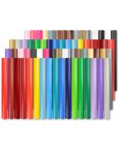 Lya Vinyl 65 Pack Permanent Vinyl Self Adhesive Vinyl Sheets for Cricut Permanent Outdoor Vinyl for Party Decoration Sticker DIY Mug Car Decal Multi Glossy - Buy Online on SooperMarket.com