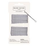BasicSense 30PCS Silver Metal Bobby Kirby Hair Pins - Stylish Hair Accessories - Buy Online on SooperMarket.com