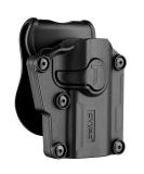 Universal OWB Holster | Compact to Full Size Pistols | Custom Size | Index Finger Release | Adjustable Cant | Autolock | Outside Waistband | Matte Black Finish | Left/Right Handed Option - Buy Online on SooperMarket.com