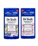 Dr. Teals Deodorant Variety Gift Set - 2 Pack (2.65oz each) - Vanilla Lavender, Rose & Milk - Essential Oils, Shea Butter, Magnesium for Clean & Healthy Skin - Buy Online on SooperMarket.com