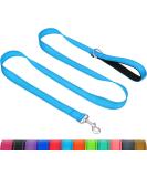 Taglory dog leash medium -sized large dogs light |Reflecting double -sided |Padded handle |Support 10 to 75 kg |1.8m x 2.5cm |Himmel blue 1.8 m x 2.5 cm (1 -pack) sky blue - Buy Online on SooperMarket.com