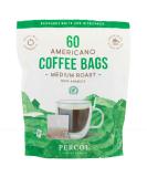 Percol Americano Medium Roast 100% Arabica Ground Coffee Bags Pack of - 100% Arabica - Smooth & Full-Bodied Aroma - Rainforest Alliance Certified - 60 x 8g - Buy Online on SooperMarket.com