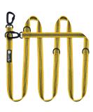 Bluzelle Strong Double Dog Lead 3m for Large Dogs | Adjustable & Reflective | Hands-Free Leash for Dogs up to 220lb | Yellow - Buy Online on SooperMarket.com