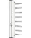 Resco USA-Made Coarse Ergonomic Comb for Dog, Horse & Cat Grooming | Brushed Aluminum Finish - Buy Online on SooperMarket.com