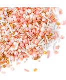 Sweets Indeed Peach Rose Gold Sprinkles 6.5 oz - Gluten-Free Cake & Cupcake Topper - Buy Online on SooperMarket.com