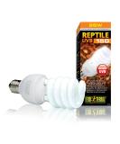 Exo Terra Reptile UVB 150 desert terrarium lamp compact UVB lamp for reptiles living in the desert 26W version E27 white US 26 watts - Buy Online on SooperMarket.com