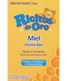 Miel Ricitos de Oro Hand Soap - Hypoallergenic Baby Bar Soap | Moisturizing Honey Bath Soap | 3.5 oz International Shipping - Buy Online on SooperMarket.com