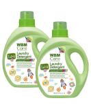 WBM Care Liquid Baby Laundry Detergent - 100 Loads 68 OZ | Eco-Friendly & Gentle for Babies - International Shipping Available - Buy Online on SooperMarket.com