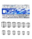 Short Nail Tips - 600PCS Half Matte Soft Gel Nail Tips Full Cover False Nails Tips Clear Acrylic Fake Nails Tips for Press On Nails Short 12 Size 600 PCS (600-Short-C) C Short - Buy Online on SooperMarket.com