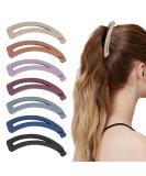 7pcs Matte Banana Hair Clips for Thick Hair - Strong Holder Ponytail Clips for Women - No Slip Fashionable Beauty Clamp - Buy Online on SooperMarket.com