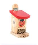 Wildlife World LBT4 Live Ladybird Lodge in Red/Brown - Natural Pest Control Solution - Buy Online on SooperMarket.com