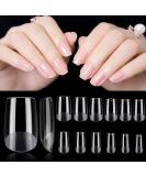 504 Pieces Artificial Nails - Half-Matted Flat Square Shape 12 Sizes Nail Tip Set for Perfect Manicure & Nail Art - Invisible Armor Design - Buy Online on SooperMarket.com