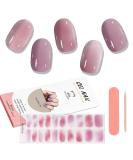 Kalolary Gel Nail Polish Strips Semi Cured Nail Gel Art Sticker Waterproof Full Nail Wraps Decal Sets with Nail File and Stick for Women Girls Nail Art Decor (UV/LED Lamp Required) (10) - Buy Online on SooperMarket.com