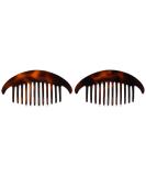 Caravan Large Interlocking Comb Pony Tortoise Shell Pair 2 Count (Pack of 1) - Buy Online on SooperMarket.com