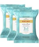 Face Wipes, Burt's Bees Facial Cleansing, Makeup Remover Towelettes, 3 in 1 Hydrating Micellar Cleanser with Coconut & Lotus Water, 90 Count (Packaging May Vary) - Buy Online on SooperMarket.com