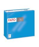 FATO Disposable Paper Napkins - Soft & Gentle 40 Pack 38x38 cm Turquoise 2-Layer 100% Pure Cellulose FSC Certified - Buy Online on SooperMarket.com