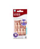 KISS Everlasting French Nail Kit Pearl Real Short Length EF09 (1 PACK) String of Pearls - Buy Online on SooperMarket.com