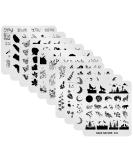 Alexnailart Nature Series Nail Stamping Plates Set - 10 Multi-Pattern Image Templates for Manicure Stencils - Buy Online on SooperMarket.com