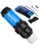 Sawyer Products SP129 Squeeze Water Filtration System w/ Two 32-Oz Squeeze Pouches, Straw, and Hydration Pack Adapter - Buy Online on SooperMarket.com