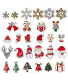 3D Christmas Nail Art Charms 28 Pcs - Metal Nail Studs, Rhinestones & Gems for DIY Nail Decorations - Multi-Colored A - Buy Online on SooperMarket.com