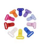 Sutoyuen 20pcs Plastic Pacifier Clips Holders - Ideal for Teething Toys, Baby Blankets, and Bib Leash - Fits 25mm Ribbon - Buy Online on SooperMarket.com